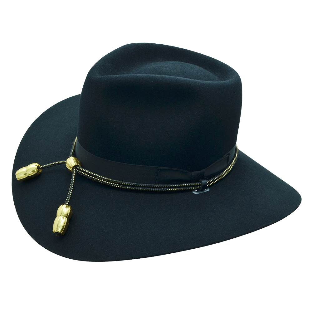 Fort Riley cavalry hat in genuine fur felt