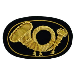 Infantry Officers Embroidered Hat Badge in Large for Civil war Hats