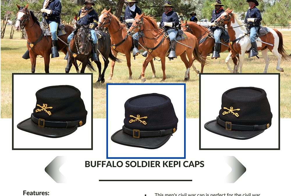 BUFFALO SOLDIER Kepi Caps