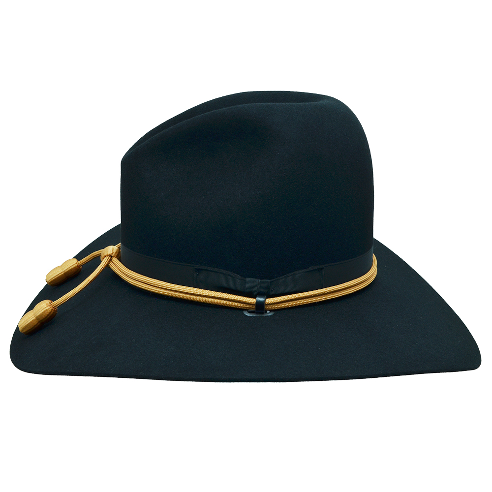 Fort Campbell cavalry hat in genuine fur felt