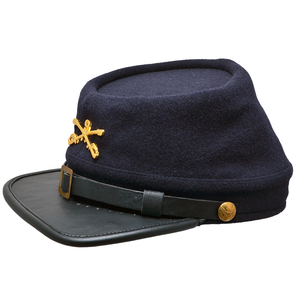 Buffalo soldier kepi cap in union navy blue style 1779