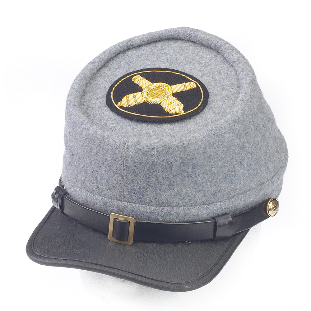 Civil war kepi in confederate gray style 978