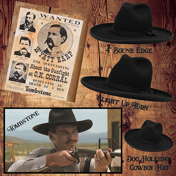 Doc Holliday Cowboy Hat
