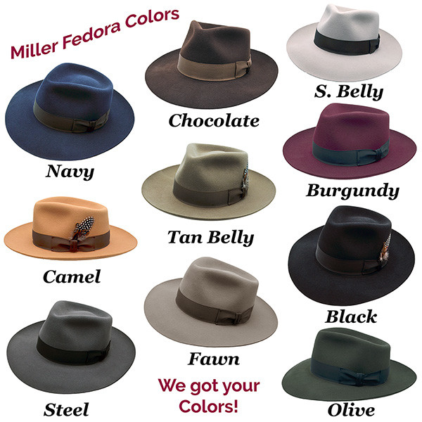 Miller Fedora Hats
