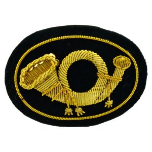 Infantry Officers Embroidered Hat Badge in Large for Civil war Hats