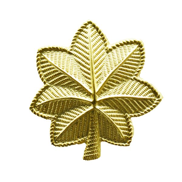 Major Rank in gold 631 for military hats