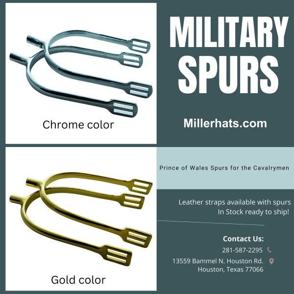 Military prince of wales spurs for the cavalry units.