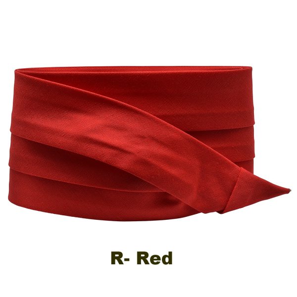 Red 3 pleat hat band in variety of colors