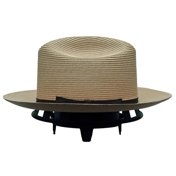 Black plastic hat rest for your cowboy hats and fedora